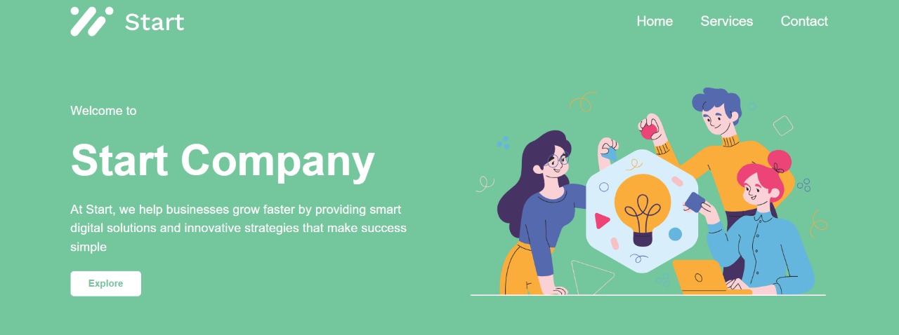 Digital Agency Business Website Project